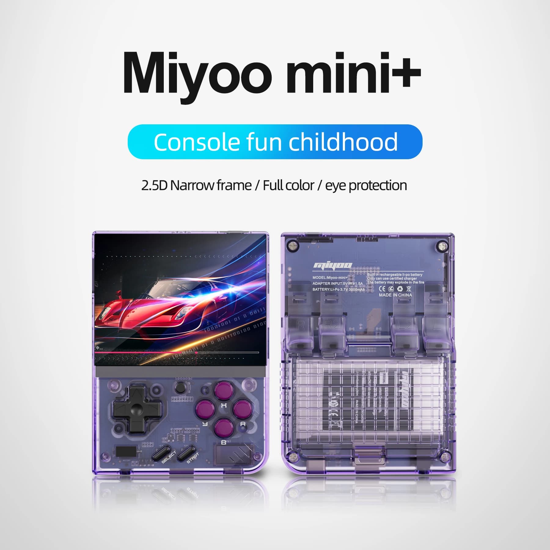 Console portatile retrò Miyoo Mini Plus con schermo IPS da 3,5 pollici