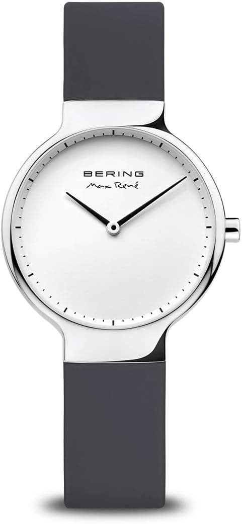 Orologio donna Bering Max René 15531-400 quadrante bianco e cinturino grigio
