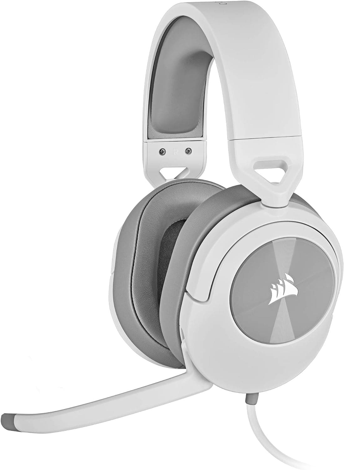 Corsair HS55 Surround cuffie gaming bianche con microfono