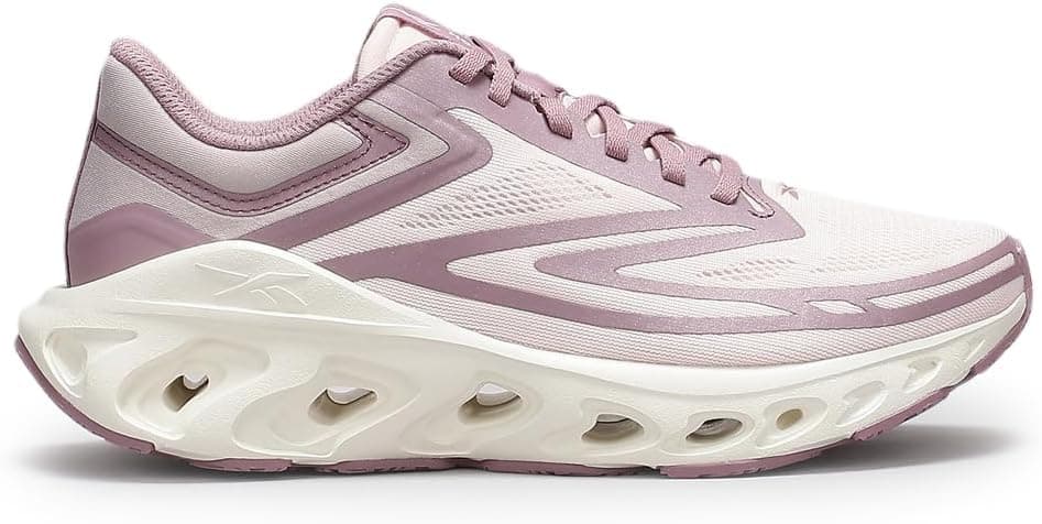 Scarpe da running Reebok Fuel Flex Run donna colorazione Muted Mauve / Berry Chill / Chalk, vista laterale