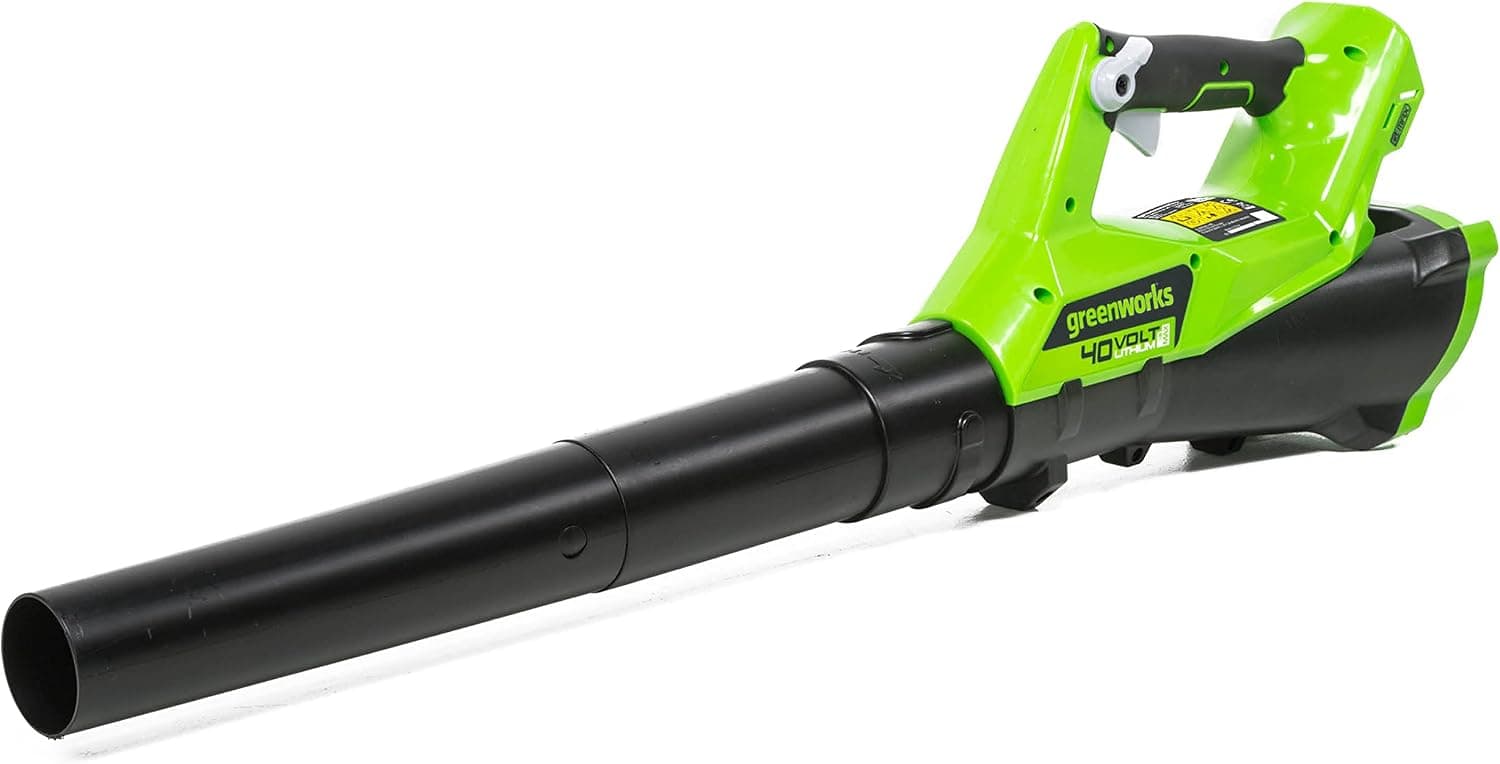 Soffiatore foglie assiale a batteria Greenworks G40AB verde e nero