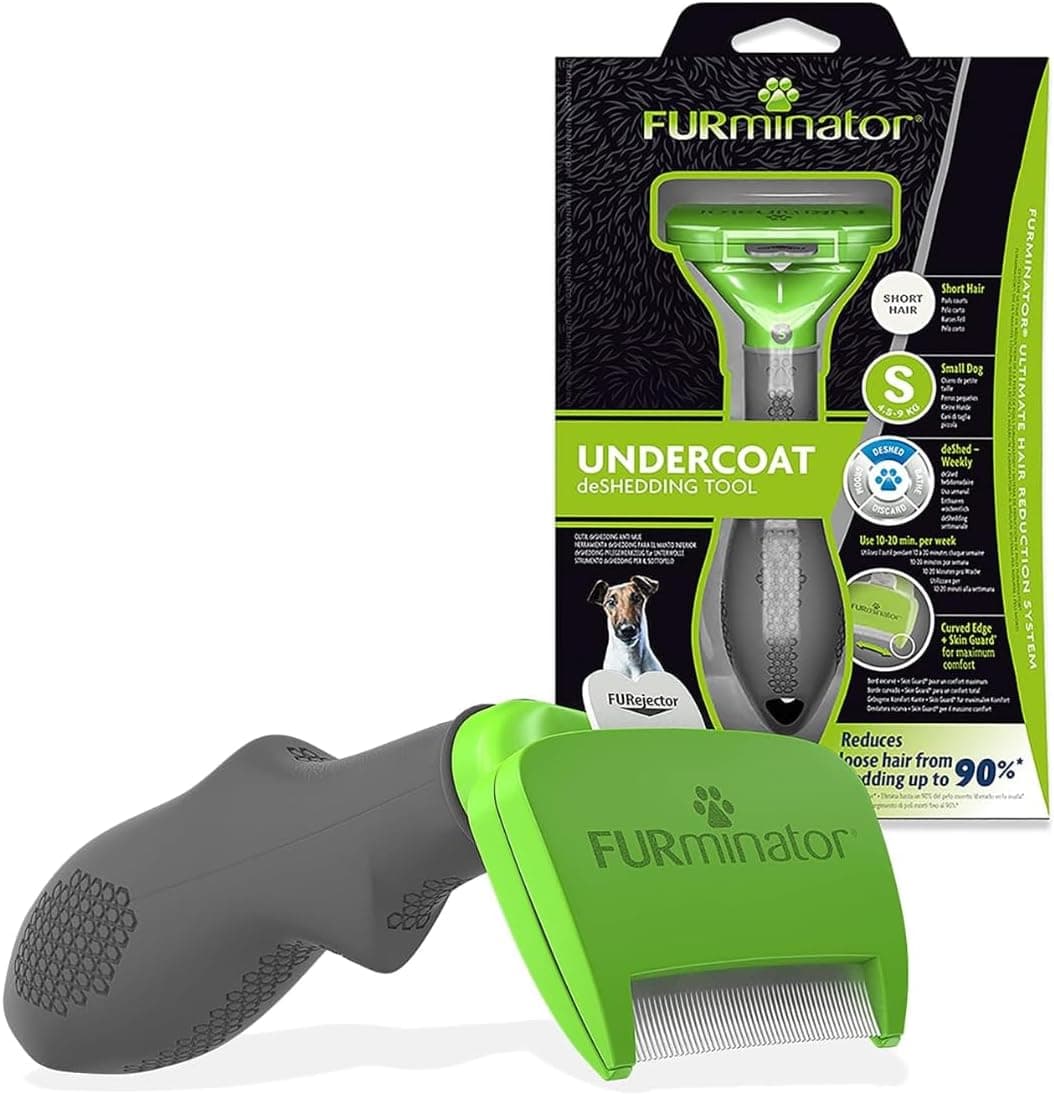 FURminator Undercoat deShedding Tool taglia S per pelo corto