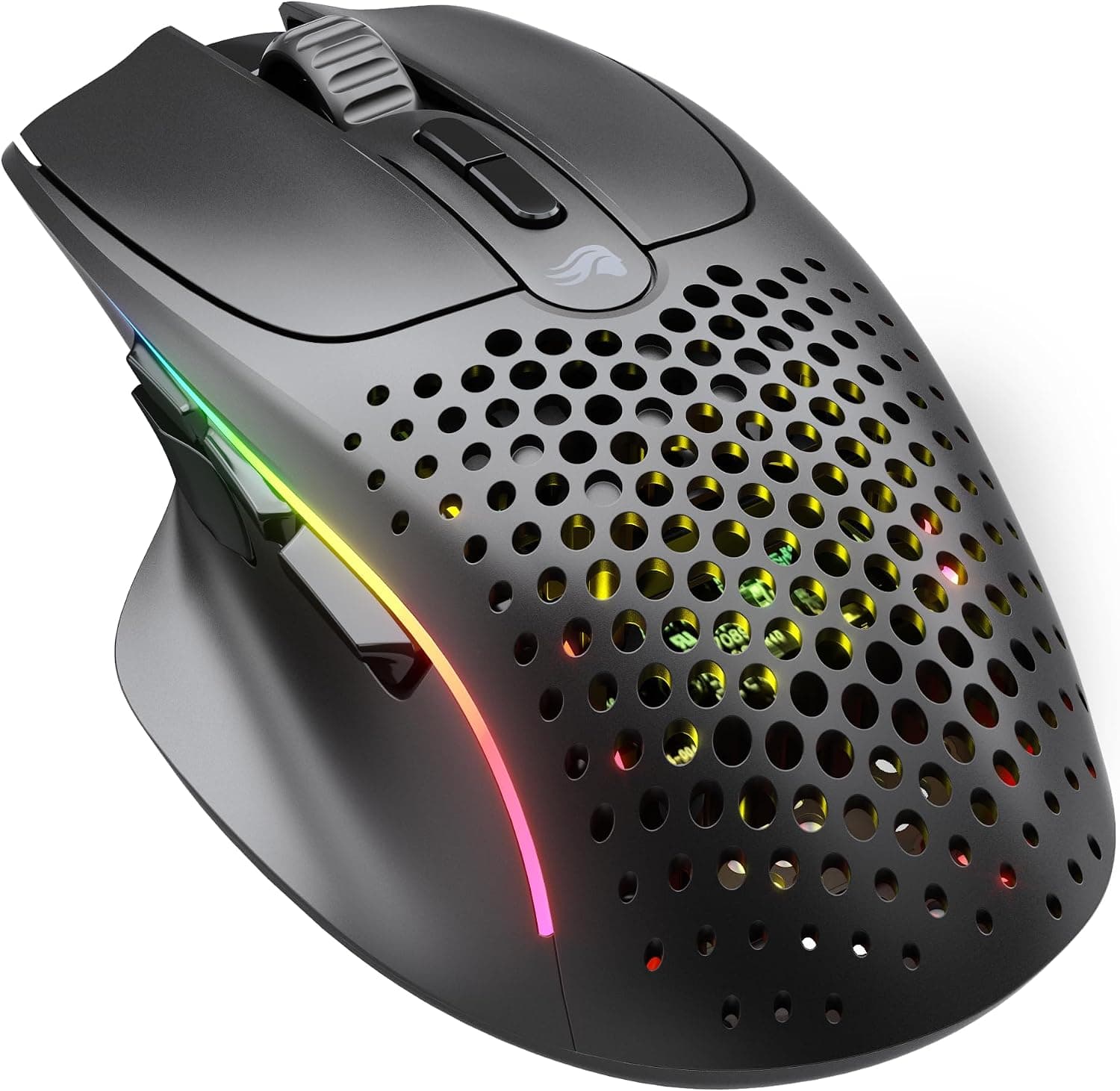 Mouse gaming wireless Glorious Model I 2 nero opaco con tasti laterali