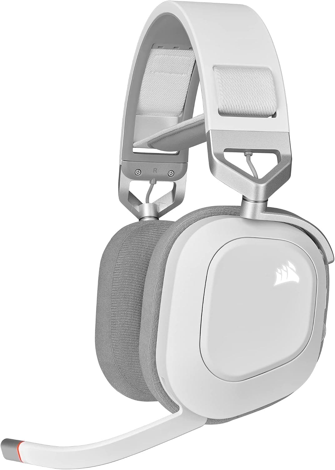 Corsair HS80 RGB Wireless cuffie gaming bianche con microfono