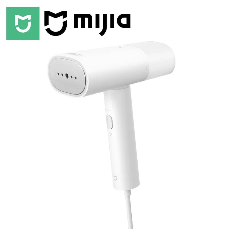 Ferro a vapore portatile Xiaomi MIJIA bianco con logo verde