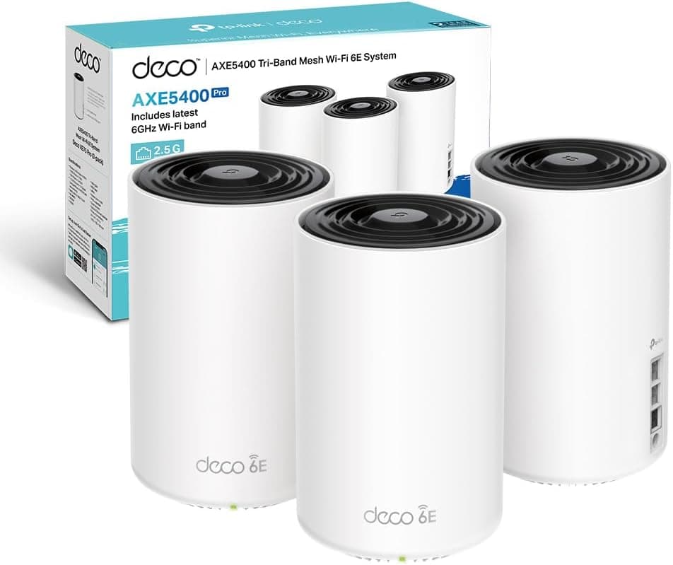 Sistema Mesh Wi-Fi 6E TP-Link Deco XE75 Pro (3 unità)