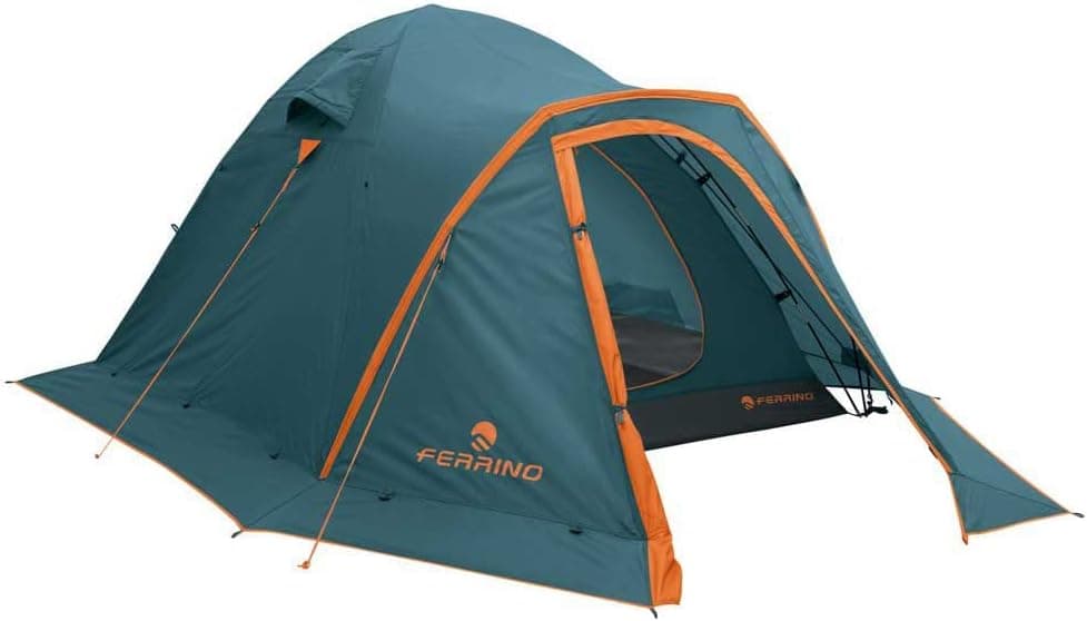 Tenda da campeggio Ferrino Tenere 3 blu montata