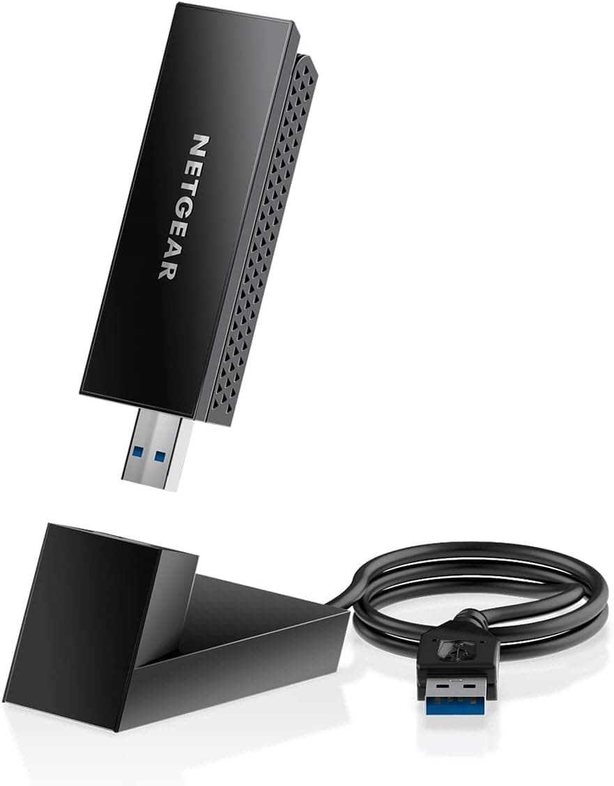 Adattatore USB Wi-Fi 6E NETGEAR Nighthawk A8000 con base e cavo