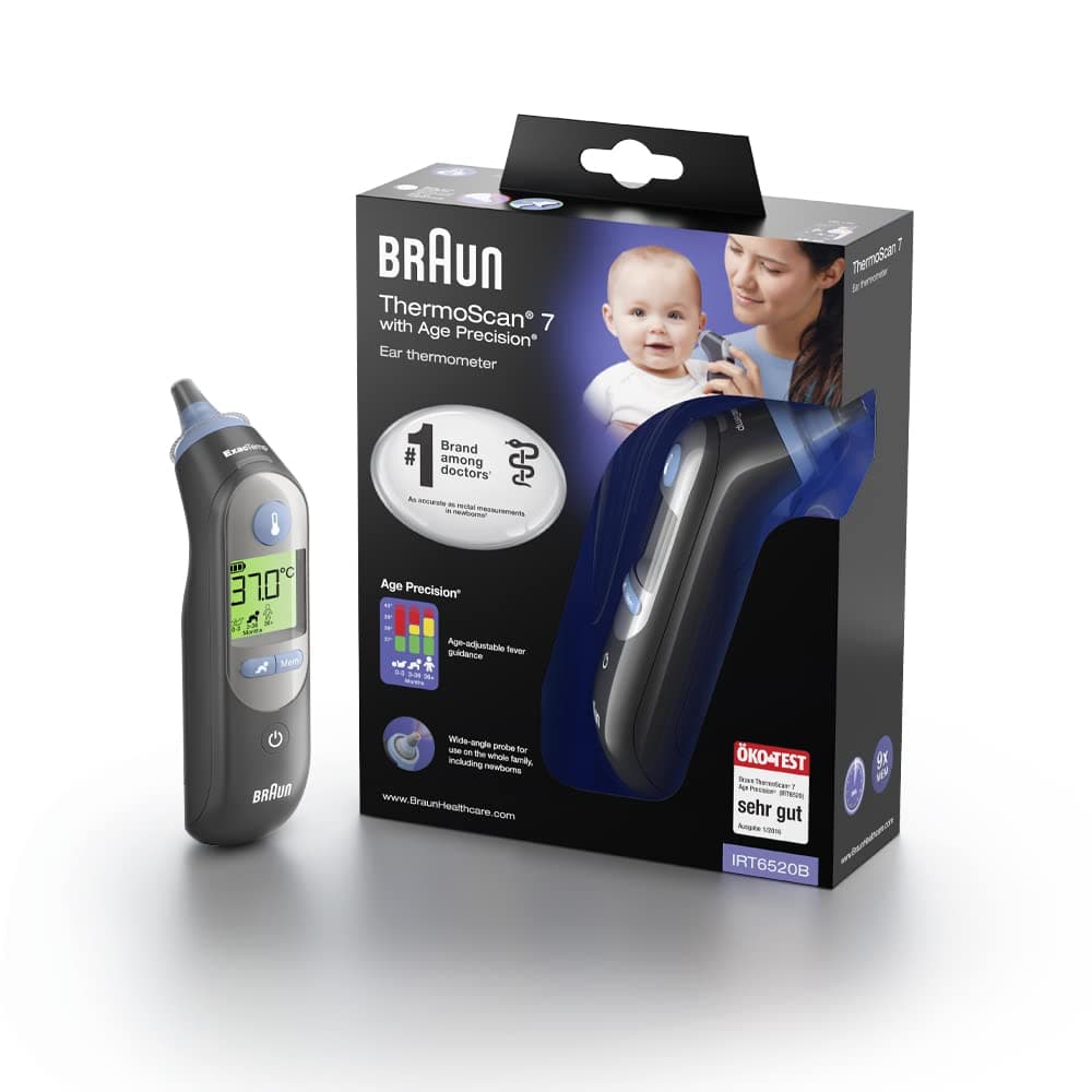 Termometro auricolare Braun ThermoScan 7 bianco