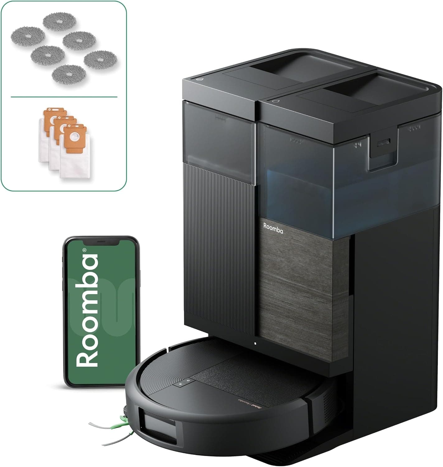 iRobot Roomba Combo 576 Plus con stazione AutoWash, accessori inclusi e app per smartphone