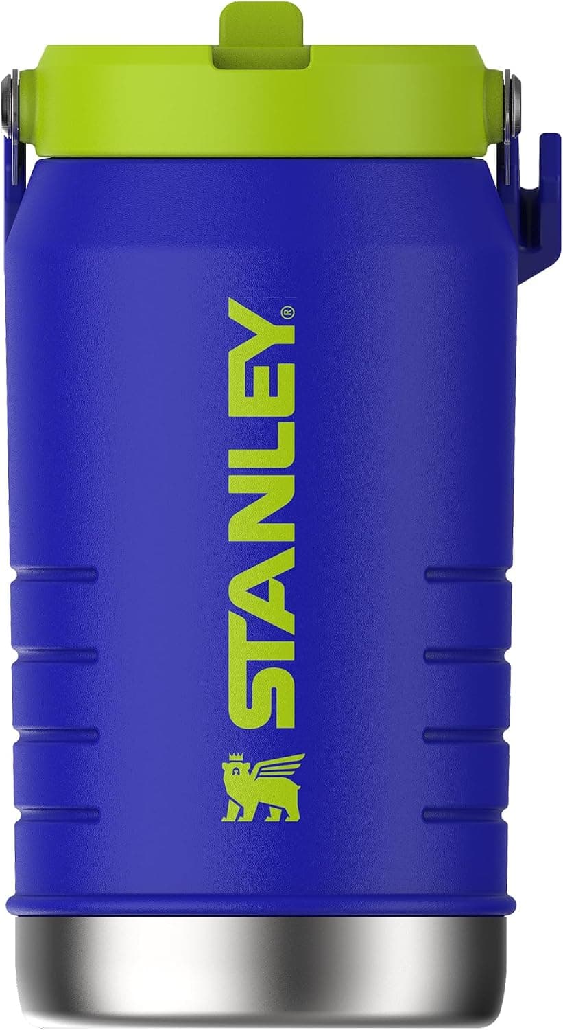 Stanley IceFlow Flip Straw 2.0 Jug 1.9L colore Cobalt con cannuccia