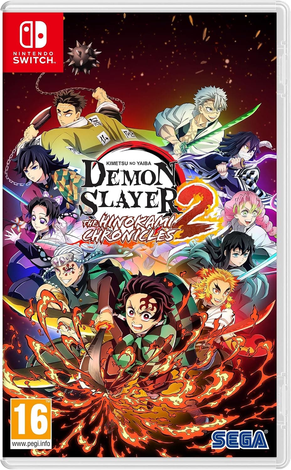 Copertina di Demon Slayer The Hinokami Chronicles 2 per Nintendo Switch